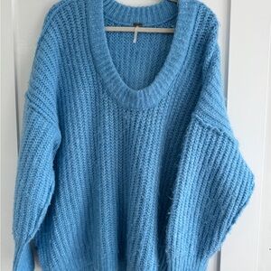 Free People Blue Women's Sweater